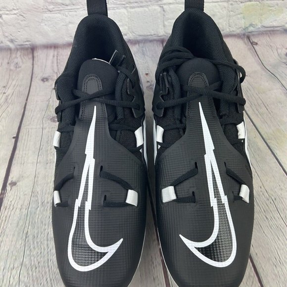 Nike Alpha Menace Pro 3 Mid Football Cleats Men's Black Size - Picture 6 of 7